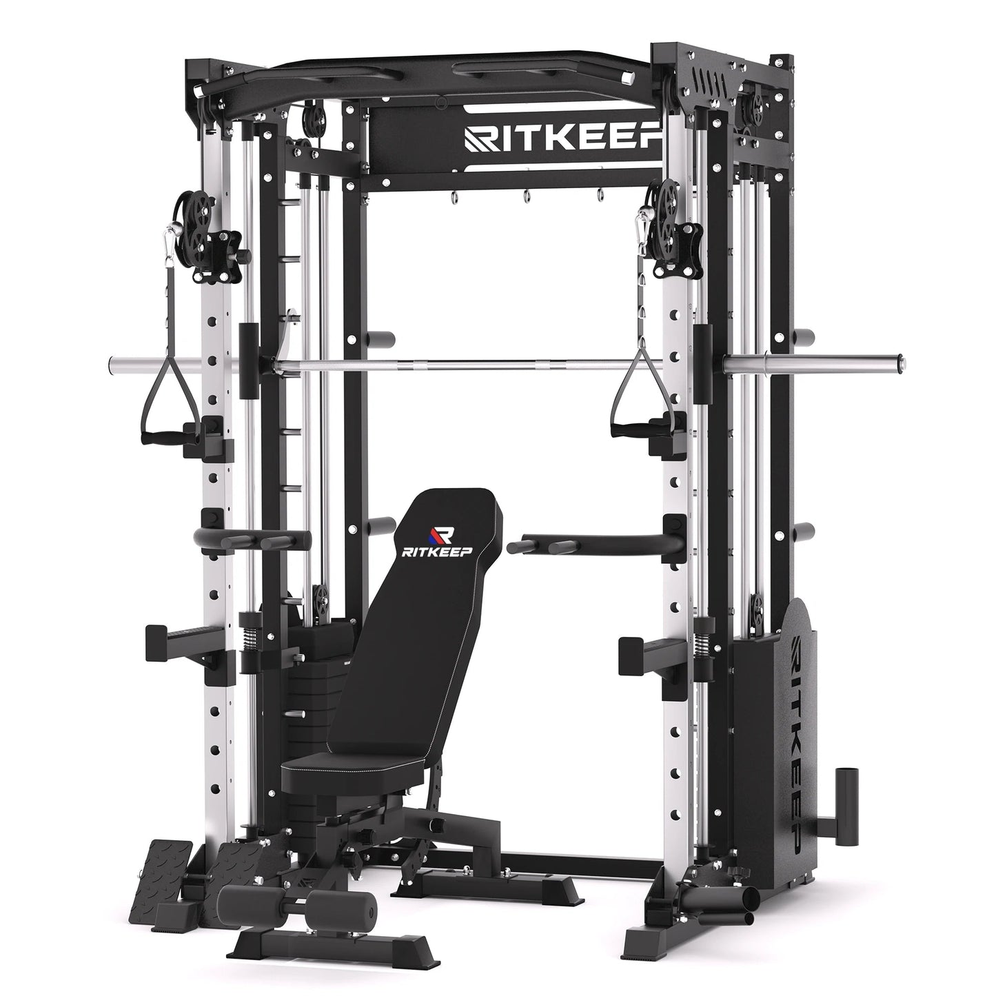 PMAX 5600 Home Gym Smith Machine - Integrated Weight System