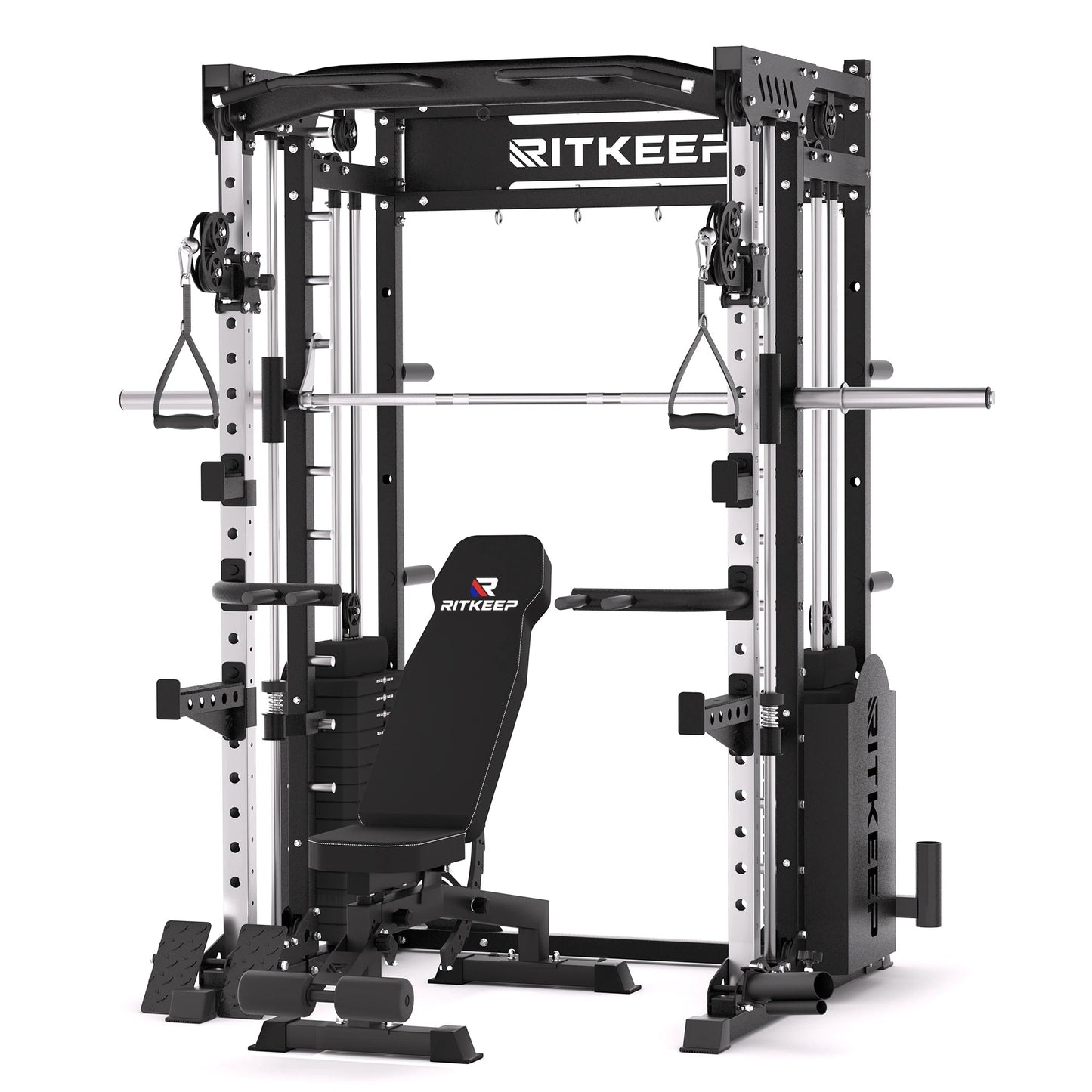 PMAX 5600 Home Gym Smith Machine - Integrated Weight System